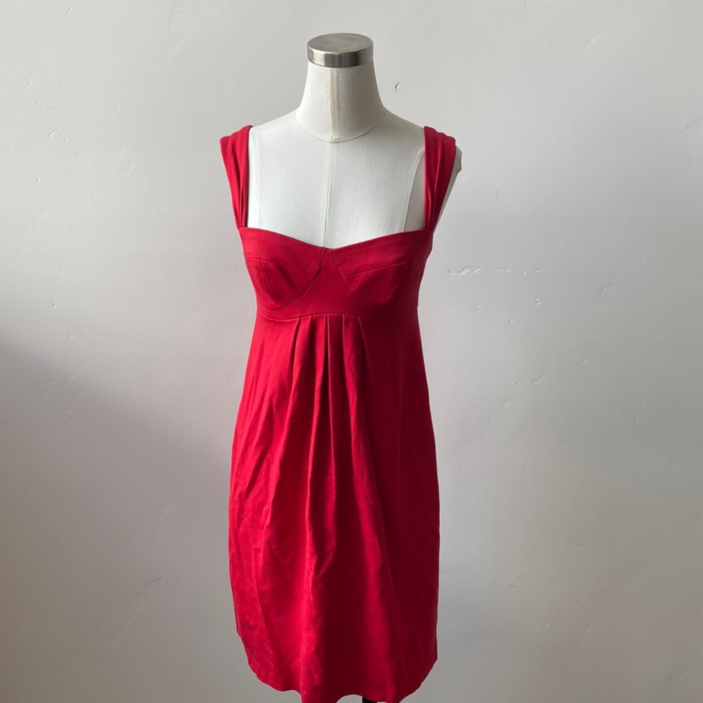 Cynthia Steffe Red baby doll dress.
